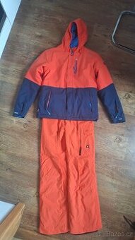 Lyžařské kalhoty, lyžařská bunda, lyžařský komplet, vel. 176