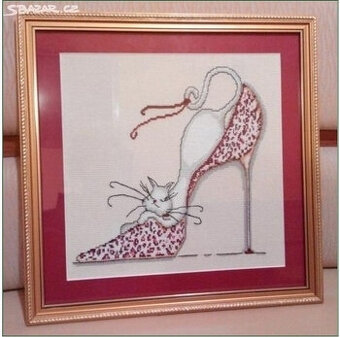 Prodám 2 nové, ručně vyšívané zarámované obrazy.