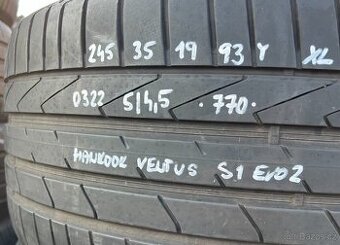 245/35 R19 93Y XL letní pneu Hankook Ventus S1 EVO2 (0322)