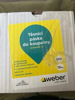 Těsnící páska do do koupelny weber BE12