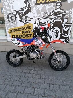 Pitbike Jaguar 125ccm 17/14 E- start oranžová