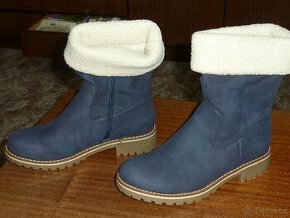 CCC-Tmavě modré kozačky ,vel.39