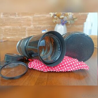 Canon FD 80-200mm f/4 S.S.C. teleobjektiv s pouzdrem