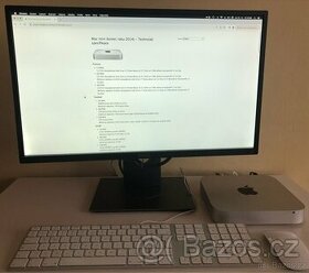 Mac mini s monitorem Dell