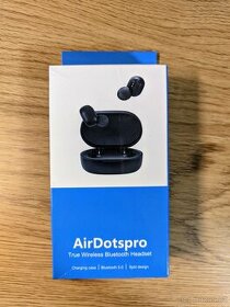 Černá bezdrátová stereofonní sluchátka bluetooth AirDotspro - 1