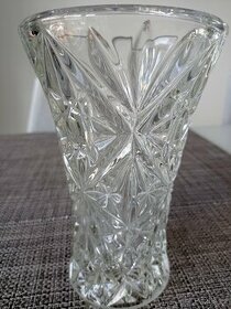 Retro skleněná váza