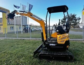 minibagr, motor Kubota, pásový bagr, bagřík