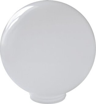 Skleněné bílé stínidlo pr. 30cm