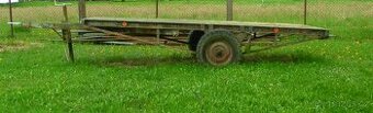 Dvojkolová plošina za traktor