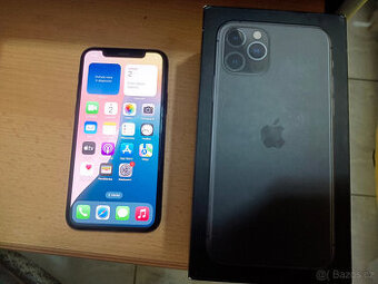 Mobil iPhone 11 Pro, 256 GB, 100% baterie, krabička,top stav