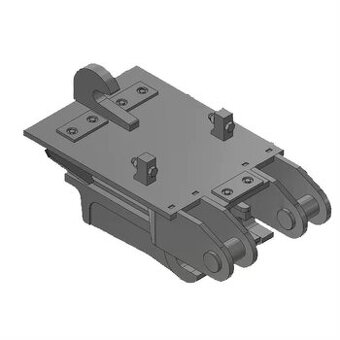 Adapter z uchycení S1 na S60 , kolesové pasove rypadlo Volvo