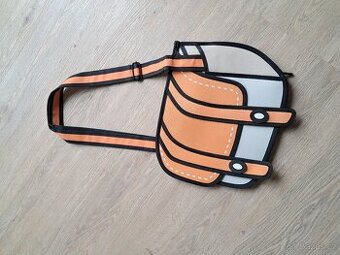 Taška jako vystřižená z papíru