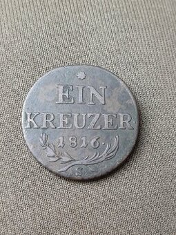 Ein Krejcar 1816 S - 1