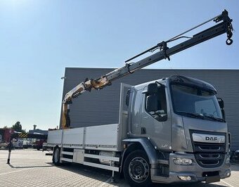 DAF LF320 4x2 - valník s hydraulickou rukou