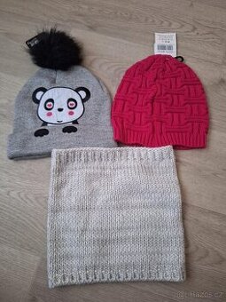 Zimní čepice a nákrčník