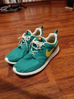 Nike Roshe Run – zeleno-žluté, vel. 45
