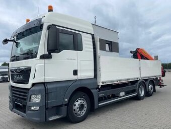 MAN TGX 26.460 - 6x2 - Valník + HR-PALFINGER PK 18002-EH