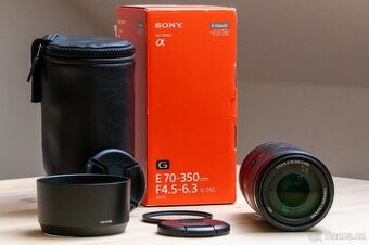 Sony E 70–350 mm F4.5–6.3 G OSS (SEL70350G) – krásný stav