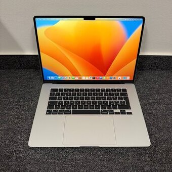 ZÁNOVNÍ APPLE MACBOOK AIR 15” M2/8GB RAM/256GB,BATERIE 100%
