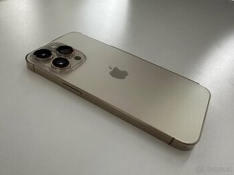 iPhone 13 Pro 128 GB – Zlatý – jako nový, nová baterie