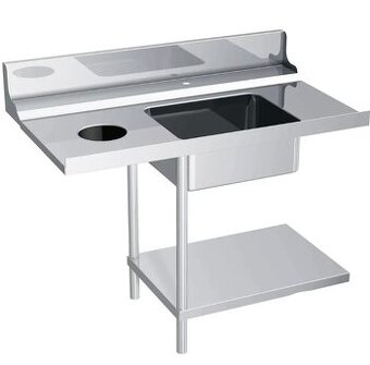 Vstupní stůl k průchozí myčce na nádobí