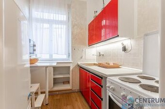 Pronájem tichého bytu 1+1 27 m, Žitná ulice, Praha 1 - Nové 