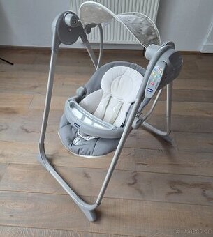 Chicco lehátko/houpačka Polly Swing Up – Silver
