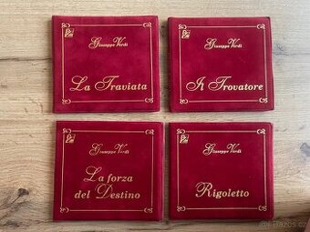 CD – Verdi – sada 4 oper – sametová edice