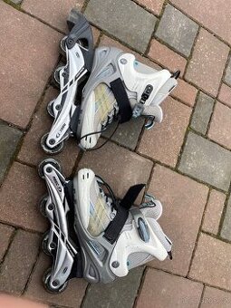 Kolečkové brusle in line, velikost 38