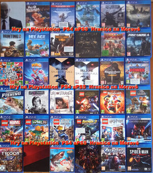 Hry na Playstation PS4 a PS5 - 2.část seznamu