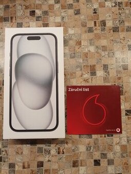 iPhone 15 BLACK 128GB  nový , nerozbalený , záruční list.