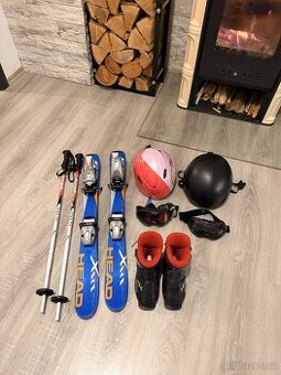 DĚTSKÝ LYŽAŘSKÝ SET komplet: HEAD, Nordica, Gabel