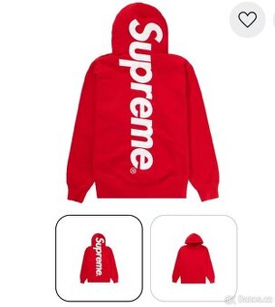 Červená Supreme mikina - 1