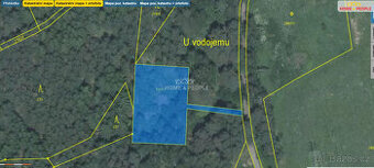 Prodej unikátního pozemku 1463 m2 u obce Hašlovice, na samot