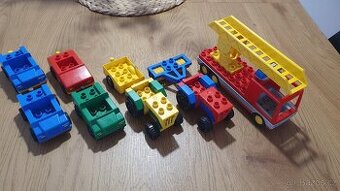 Lego Duplo auta, traktory, hasičské auto