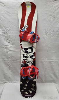 Snowboardový set LTD 154cm s novým vázáním Rage