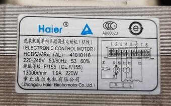 Motor z pračky Candy aquamatic tempo AQUA 1042 D1