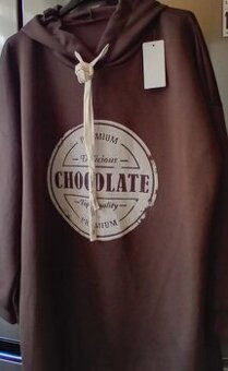 HIT sezóny čkoládová mikina CHOCLATE