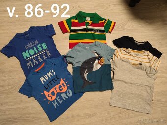 Trička, kraťase, pyžama