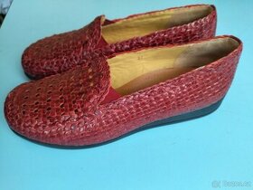 Mokasíny Peter Wagner Ladysko classic, vel.37,5 dámské bordó