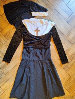 Kostým jeptiška XS-S