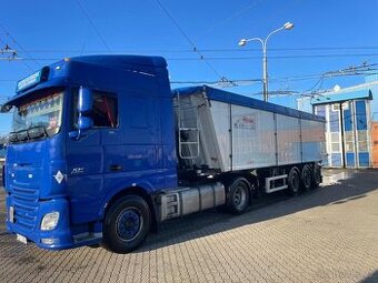 Tahač Daf xf 106 + sklápěcí návěs Kempf 50m3