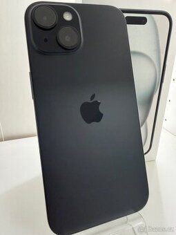 iPhone 15 black 128GB - 100% kondice baterie