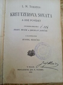 Kniha Kreutzerova sonáta autor L.N.Tolstoj