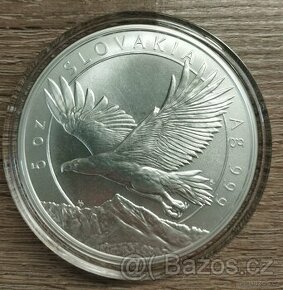 Investiční stříbrná mince Slovenský Orel 5 Oz, 2023