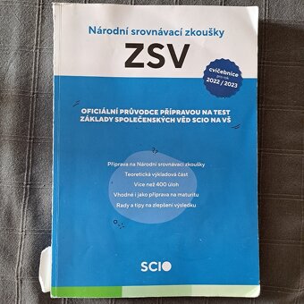 SCIO cvičebnice přijímací zkoušky ZSV