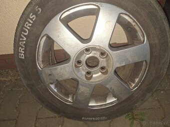letni alu kola,pneu octavia 2 205/55/16