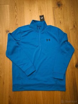 Under Armour nová fleecová modrá mikina se zipem, vel. L - 1