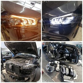 Mercedes GLS LED směrovka a LED denní svícení - 1