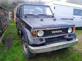 1986 Toyota Land Cruiser 2,4 turbodiesel 4x4 cabrio NOVA CE